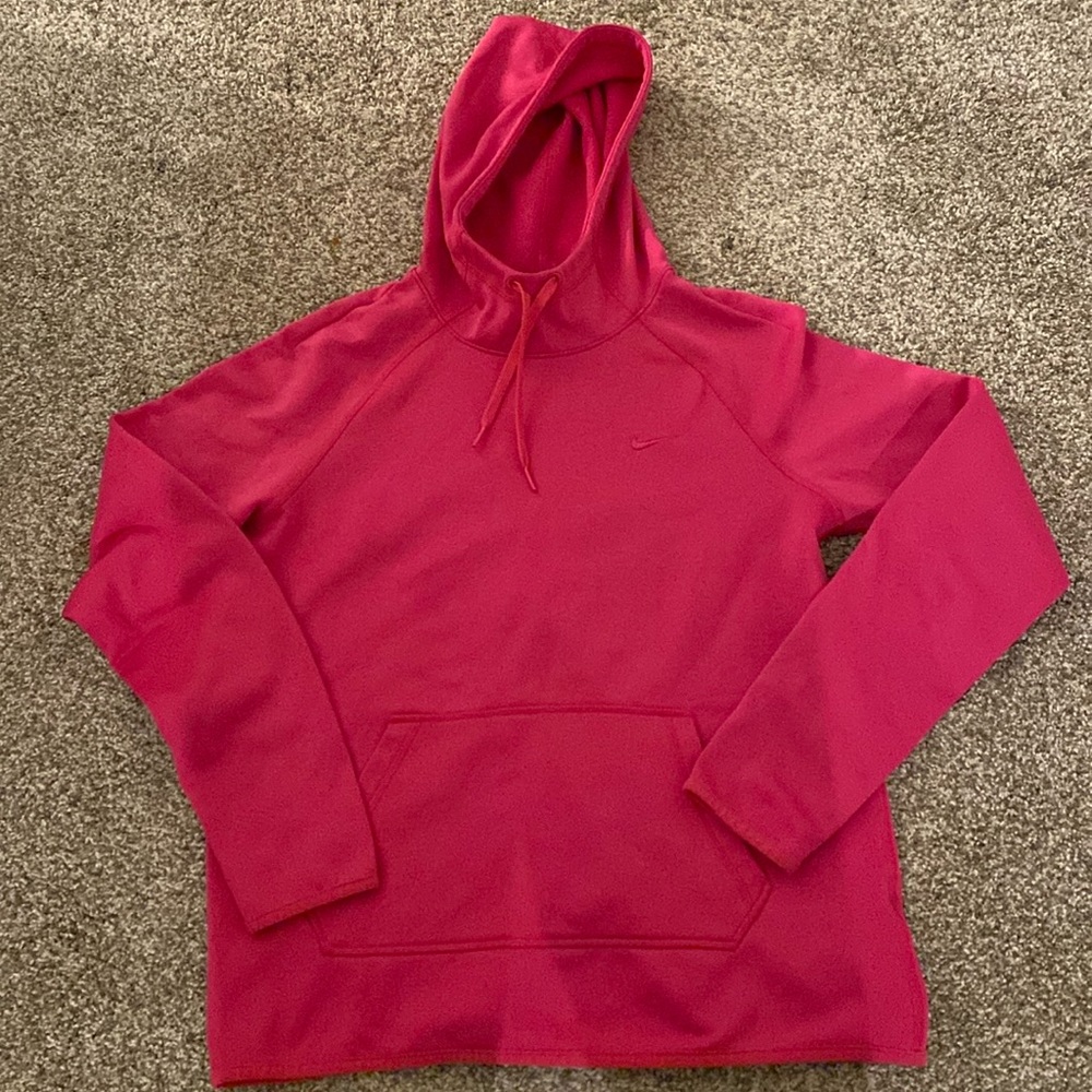 Nike therma fit hot pink hoodie. Size small
